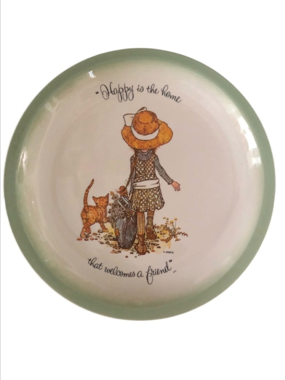 Vintage Holly Hobbie Collector's Edition Plate